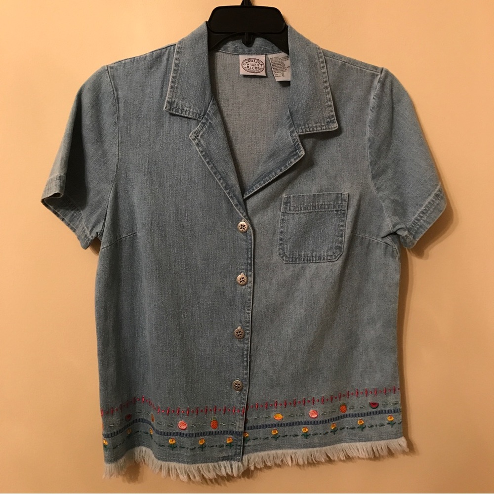 Vintage Carolina Blues Blue Jean Shirt